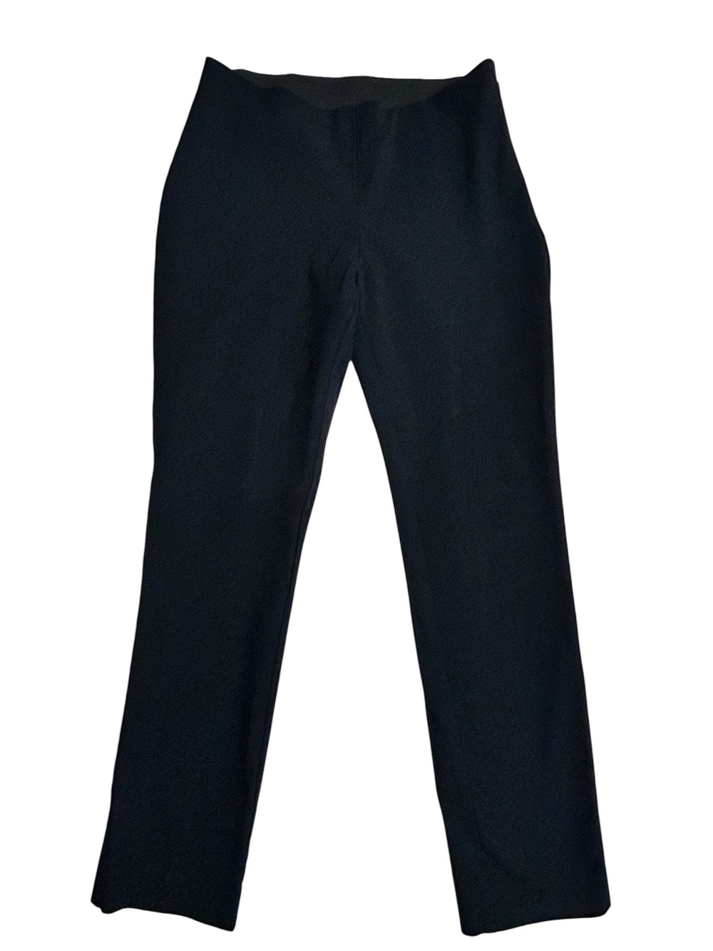 A New Day Target Black Skinny Ankle Pants Side Zip Tummy Smoothing Slacks Sz 4